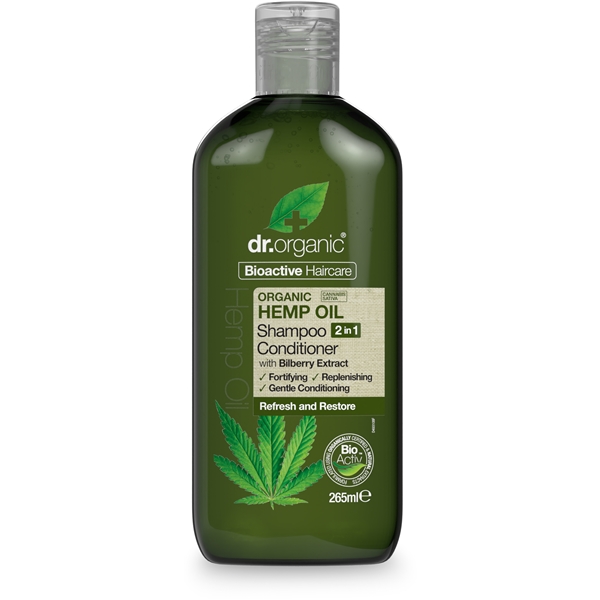 Hemp Oil Shampoo & Conditioner 265 ml, Dr Organic