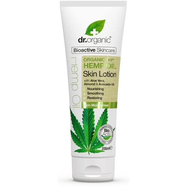 Hemp Oil - Skin Lotion 200 ml, Dr Organic