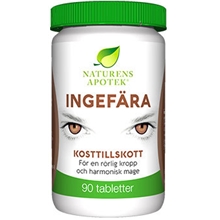 90 tablettia - Naturens Apotek Ingefära