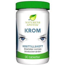 90 tablettia - Krom 240mcg