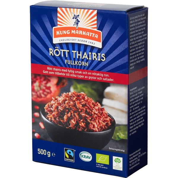 Kung Markatta Rött Thairis Eko 500 gr