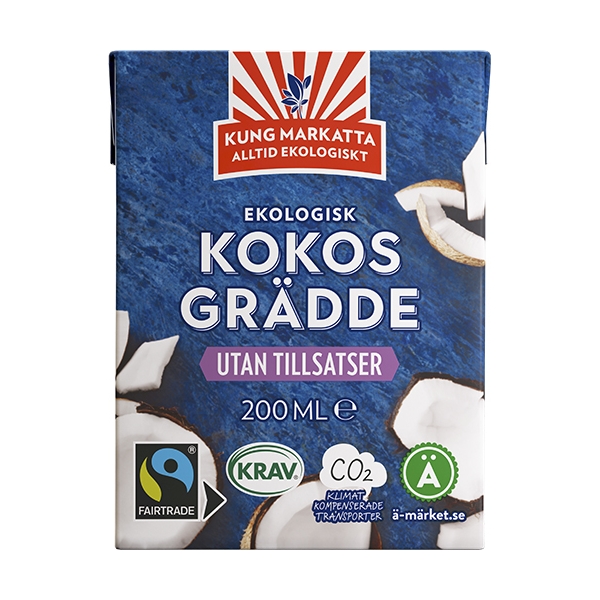 Kung Markatta Kokosgrädde 200 ml