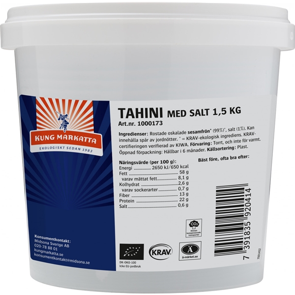 Kung Markatta Tahini Salt Eko