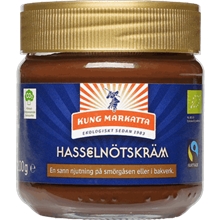 Kung Markatta Hasselnötskräm Eko 200 gr