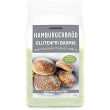 Lindroos Glutenfri Bakmix Hamburgerbröd 388 gr