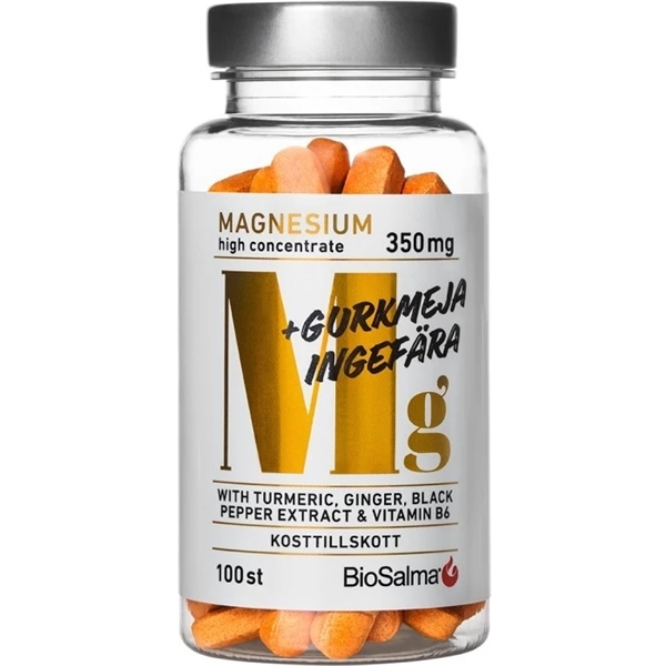 Magnesium + gurkmeja, ingefära