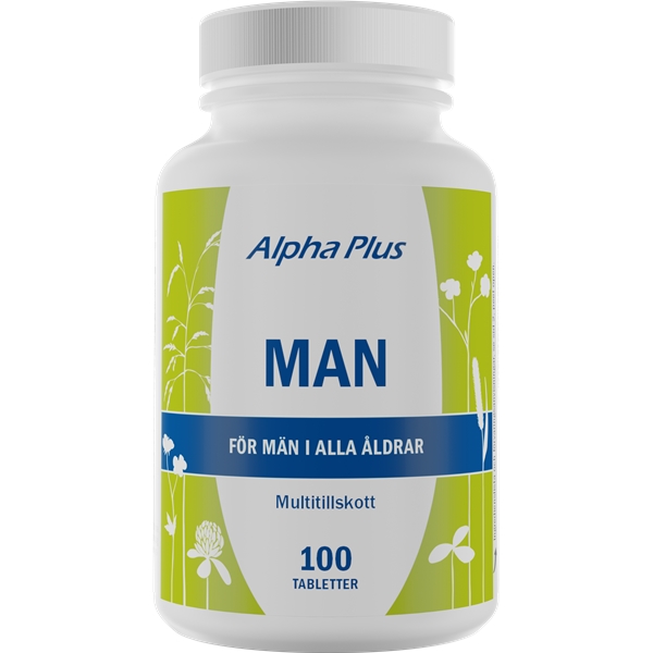 Man 100 tablettia, Alpha Plus