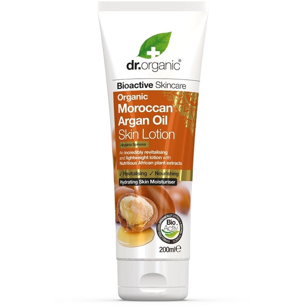 Moroccan Argan Oil - Skin Lotion 200 ml, Dr Organic