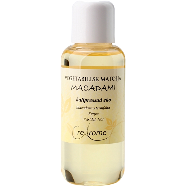 Macadamiaolja kallpressad Eko 100 ml, Crearome