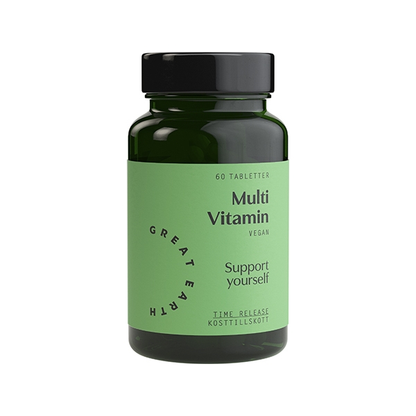 Multi Vitamin 60 tablettia, Great Earth