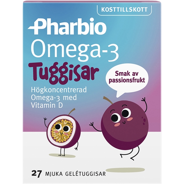 Pharbio Omega-3 tuggisar