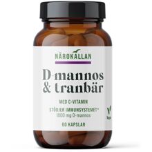 60 kapselia - Närokällan D-Mannos + Tranbär 60 kapslar