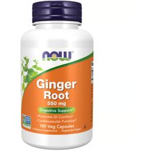 NOW Ginger 550 mg 100 kapselia