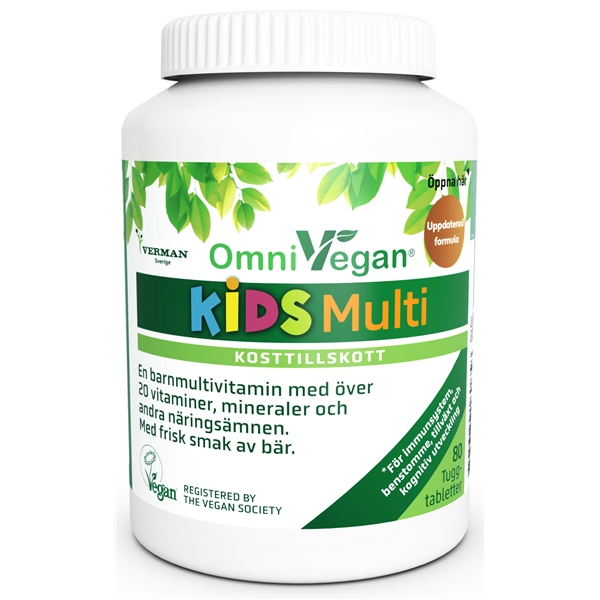 OmniVegan Kids 80 tablettia, Omnisym Pharma