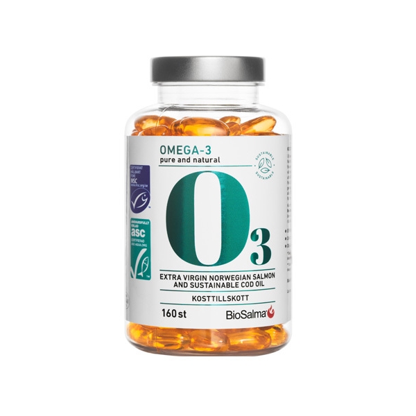 Miljömärkt Omega-3 pure and natural (Kuva 1 tuotteesta 3)