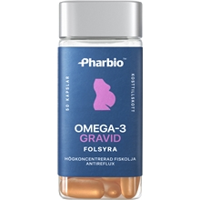 50 kapselia - Omega-3 gravid