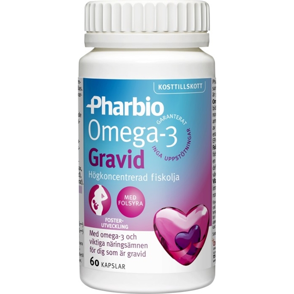 Omega3 gravid Meren rasvahapot Pharbio