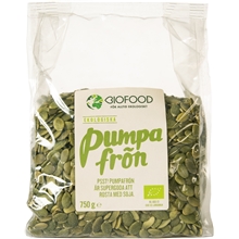 750 gr - Biofood Pumpafrön