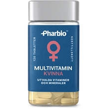 Pharbio Multivitamin Kvinna 120 kpl