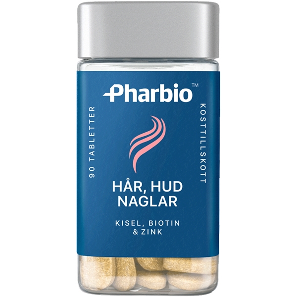 Pharbio Hår, hud och naglar 90 kpl