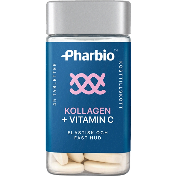 Pharbio Kollagen + Vitamin C 45 kpl