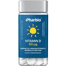 Pharbio Vitamin D 50 ug 90 kpl