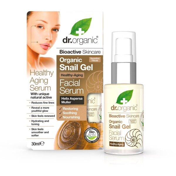 Snail Gel Facial Serum 30 ml, Dr Organic