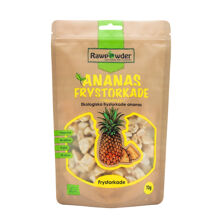 Rawpowder Ananas Frystorkade 70 gr