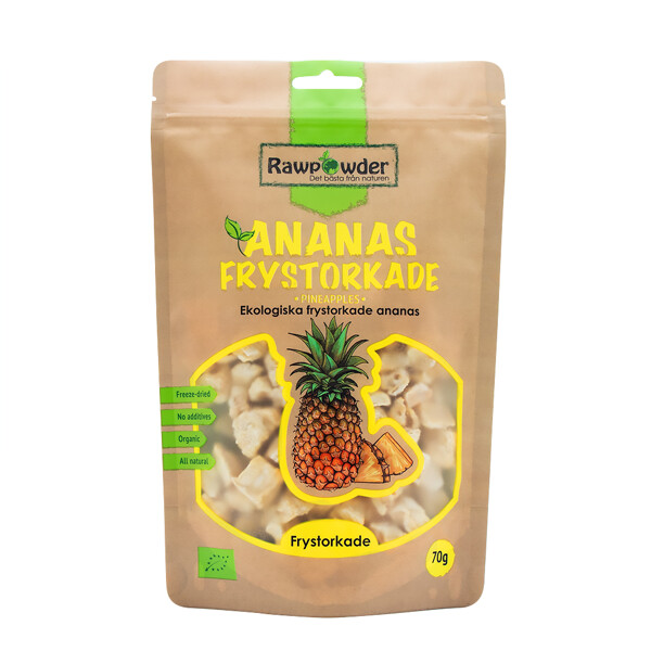 Rawpowder Ananas Frystorkade