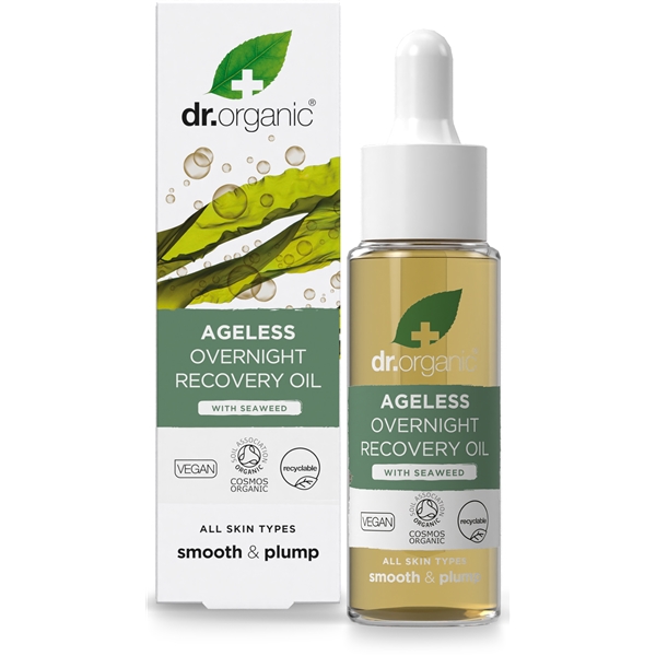 Seaweed Ageless Overnight Recovery Oil 30 ml, Dr Organic