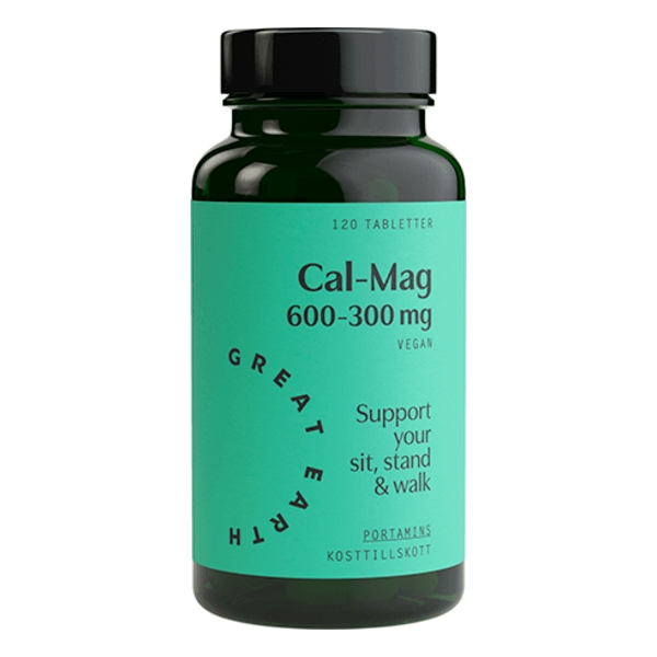 Cal-Mag 600-300 mg 120 tablettia, Great Earth