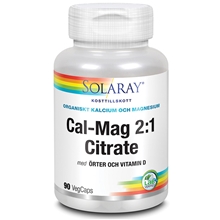 Soloray Cal-Mag 2:1 med D-vitamin 90 kapselia