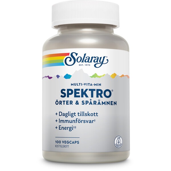 Solaray Spektro Multivitamin 100 kapselia