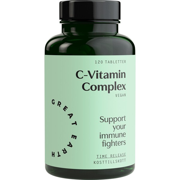 C-vitamin Complex 120 tablettia, Great Earth