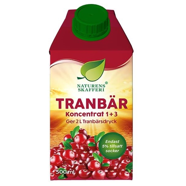 Naturens Skafferi Tranbärskoncentrat 1+3