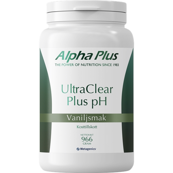 UltraClear Plus pH 966 gr Vanilja, Alpha Plus