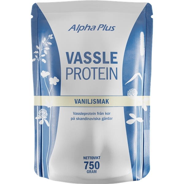 Vassleprotein 750 gr Vanilja, Alpha Plus