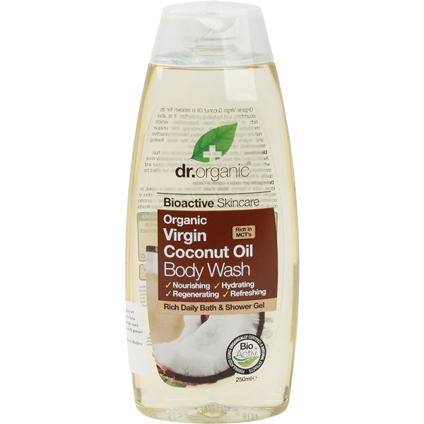 Virgin Coconut Oil - Body Wash 250 ml, Dr Organic