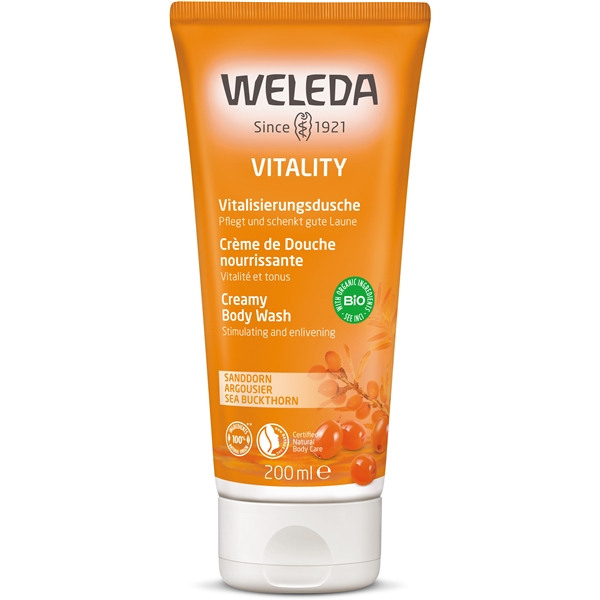 Sea Buckthorn Creamy Body Wash 200 ml, Weleda