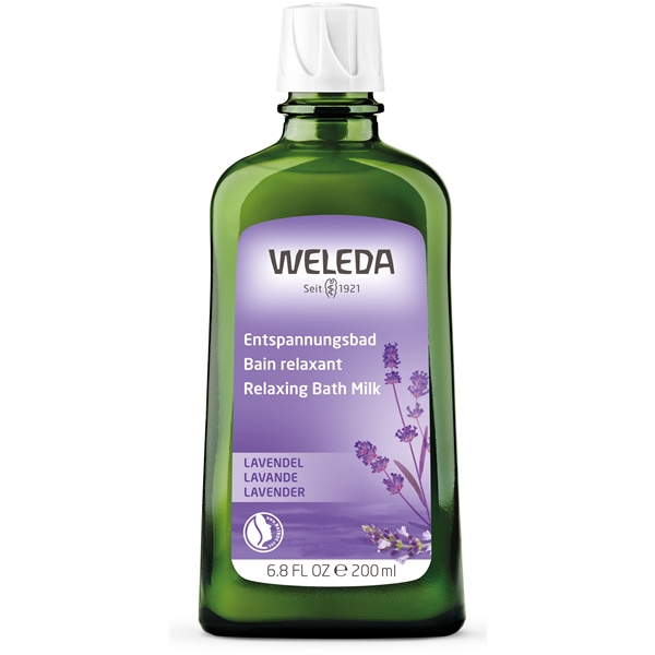 Lavender Relaxing Bath Milk 200 ml, Weleda