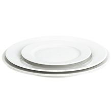 22 cm - Valkoinen - Sancerre matala lautanen