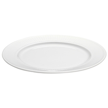20 cm - Valkoinen - Plissé matala lautanen
