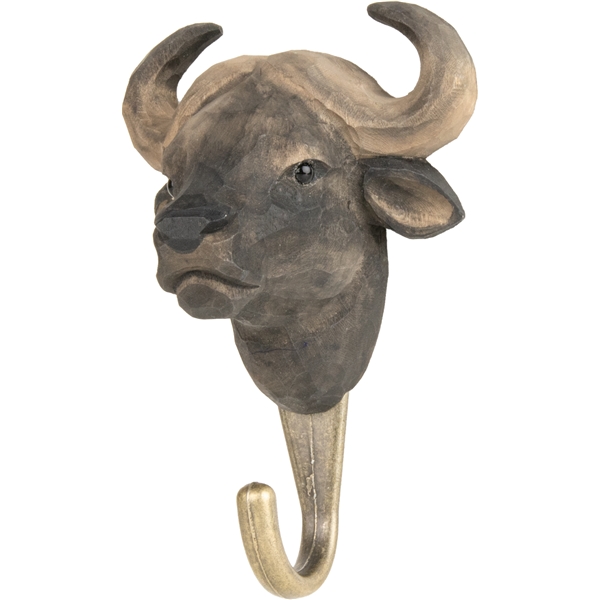 Käsintaottu koukku Afrikansk Buffel, Wildlife Garden