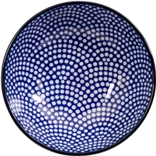 Nippon Blue Dish 9.5 cm Dots