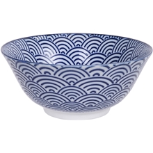 Nippon Blue Tayo Bowl 15.2 cm Waves