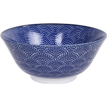 Nippon Blue Tayo Bowl 15.2 cm Dots