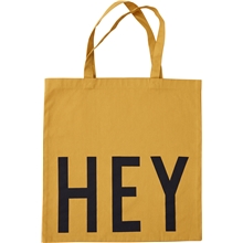 Keltainen  - Design Letters Tote Bag Hey