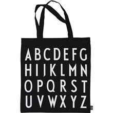 Musta - Design Letters Tote Bag ABC