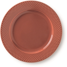 Lyngby Rhombe Color Lautanen Terracotta