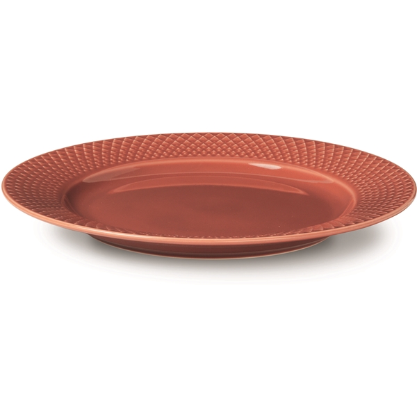 Lyngby Rhombe Lautanen Terracotta (Kuva 2 tuotteesta 3)